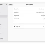 Ảnh chụp màn hình tính năng thay đổi tỉ lệ hiển thị (fractional scaling) trên môi trường Wayland của GNOME 48, cho thấy Wayland đang hỗ trợ tốt hơn cho màn hình độ phân giải cao.