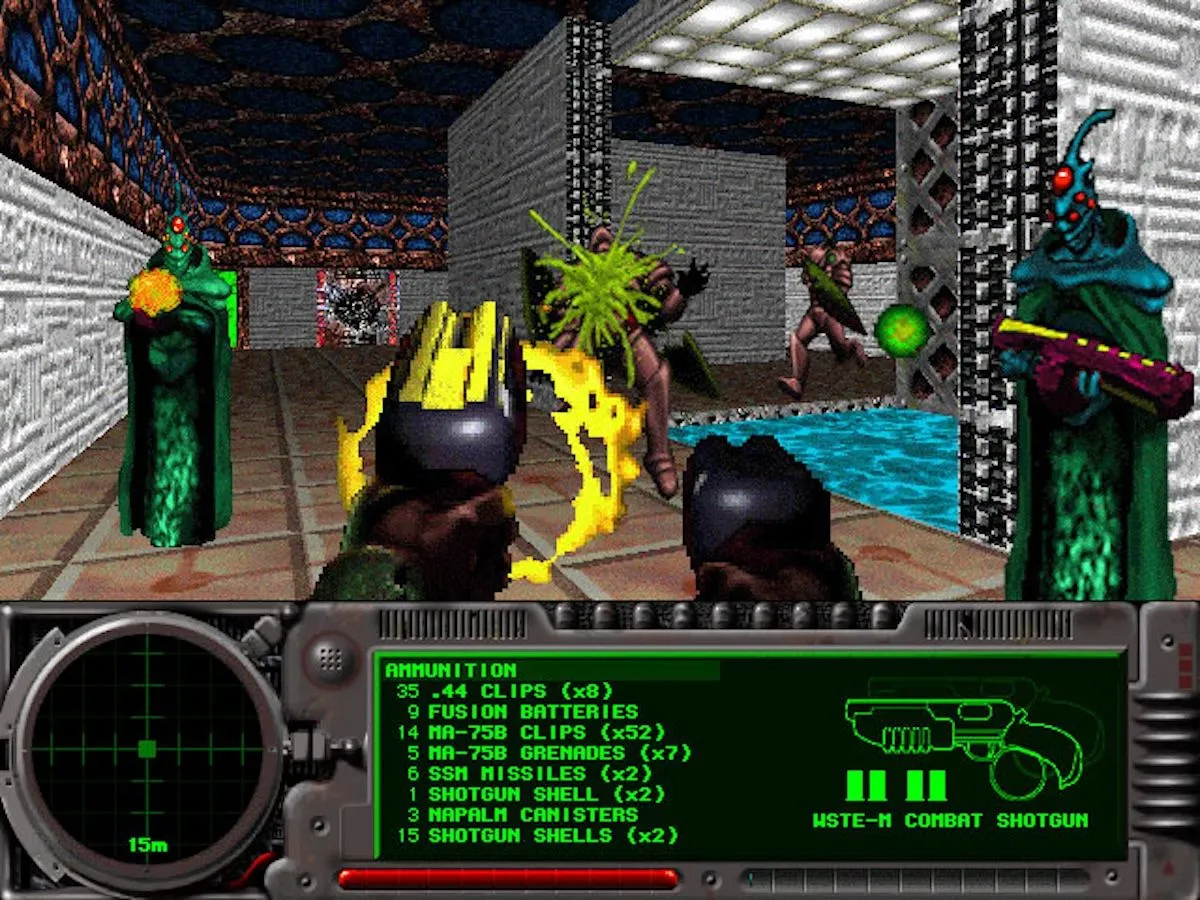 Ảnh chụp màn hình tựa game khoa học viễn tưởng Marathon, series FPS nổi tiếng của Bungie