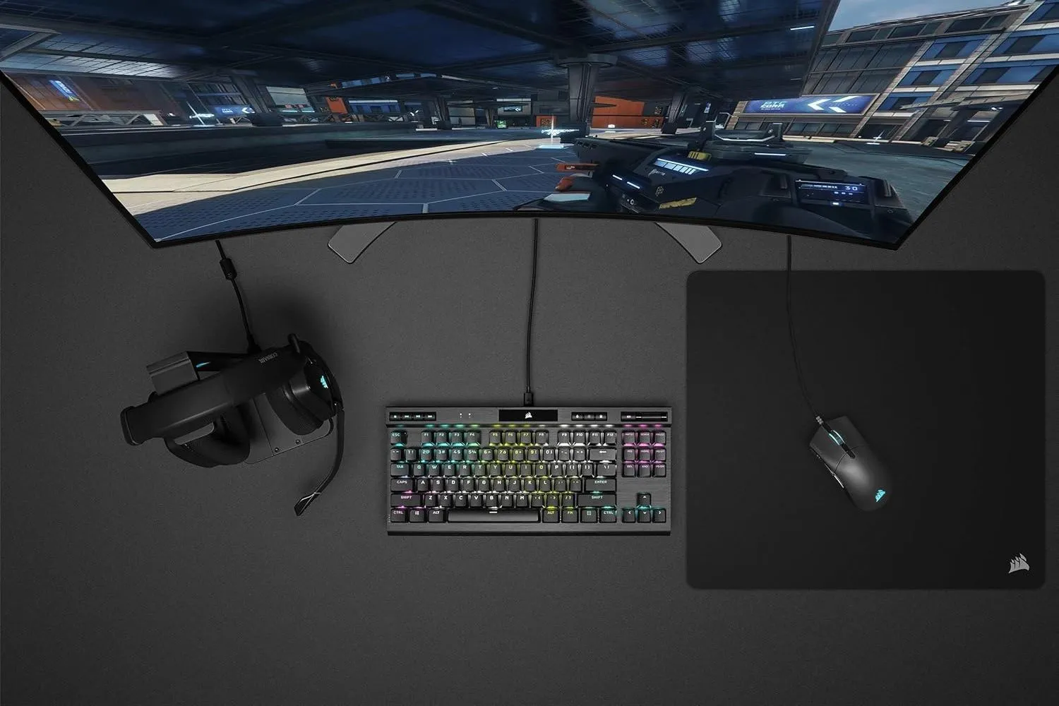 Bàn phím cơ gaming Corsair K70 RGB TKL