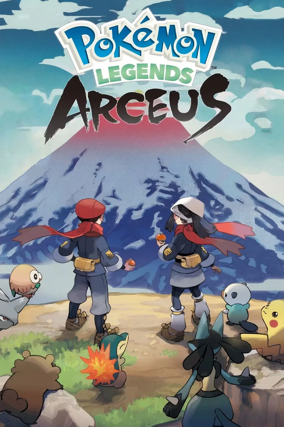 Bìa game Pokémon Legends: Arceus, đại diện cho bước đột phá trong lối chơi thế giới mở của series Pokémon.