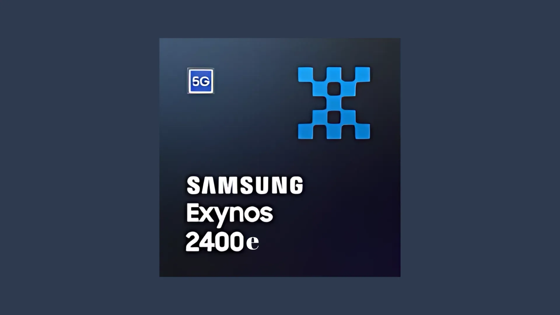 Biểu tượng chip xử lý Exynos 2400e của Samsung, dự kiến trang bị trên Galaxy Z Flip 7 FE