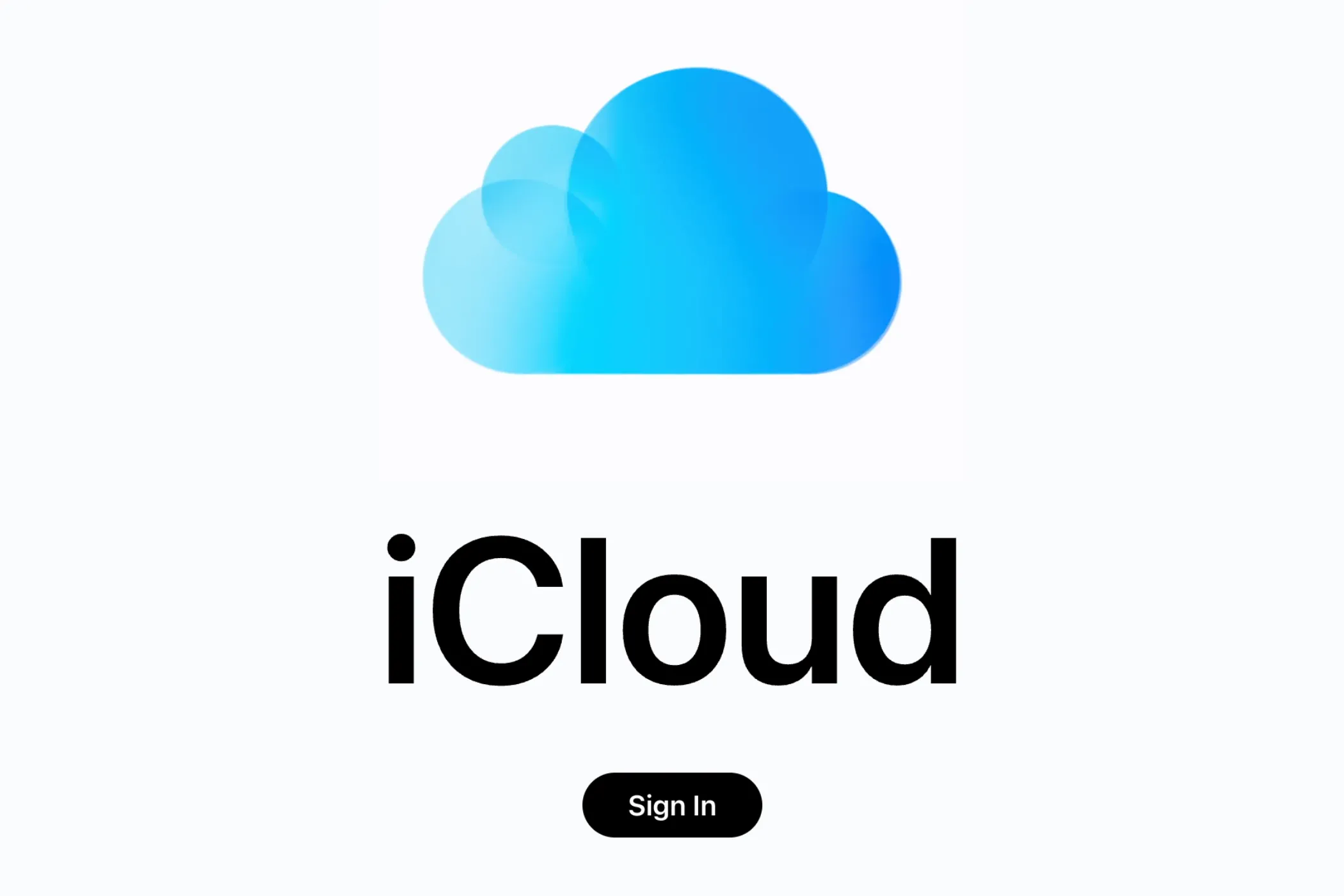Biểu tượng iCloud trên trang web chính thức của Apple, minh họa cho một trong những tính năng đột phá.