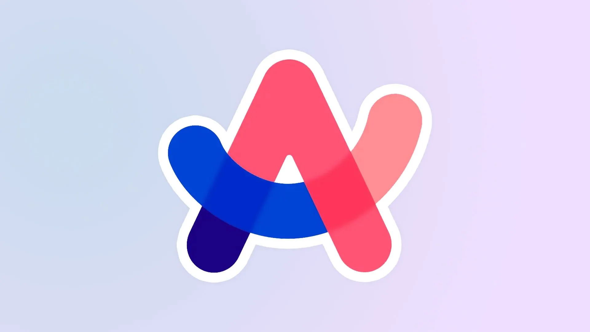 Biểu tượng trình duyệt Arc màu tím nhạt.