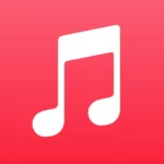 Biểu tượng ứng dụng Apple Music trên màn hình điện thoại