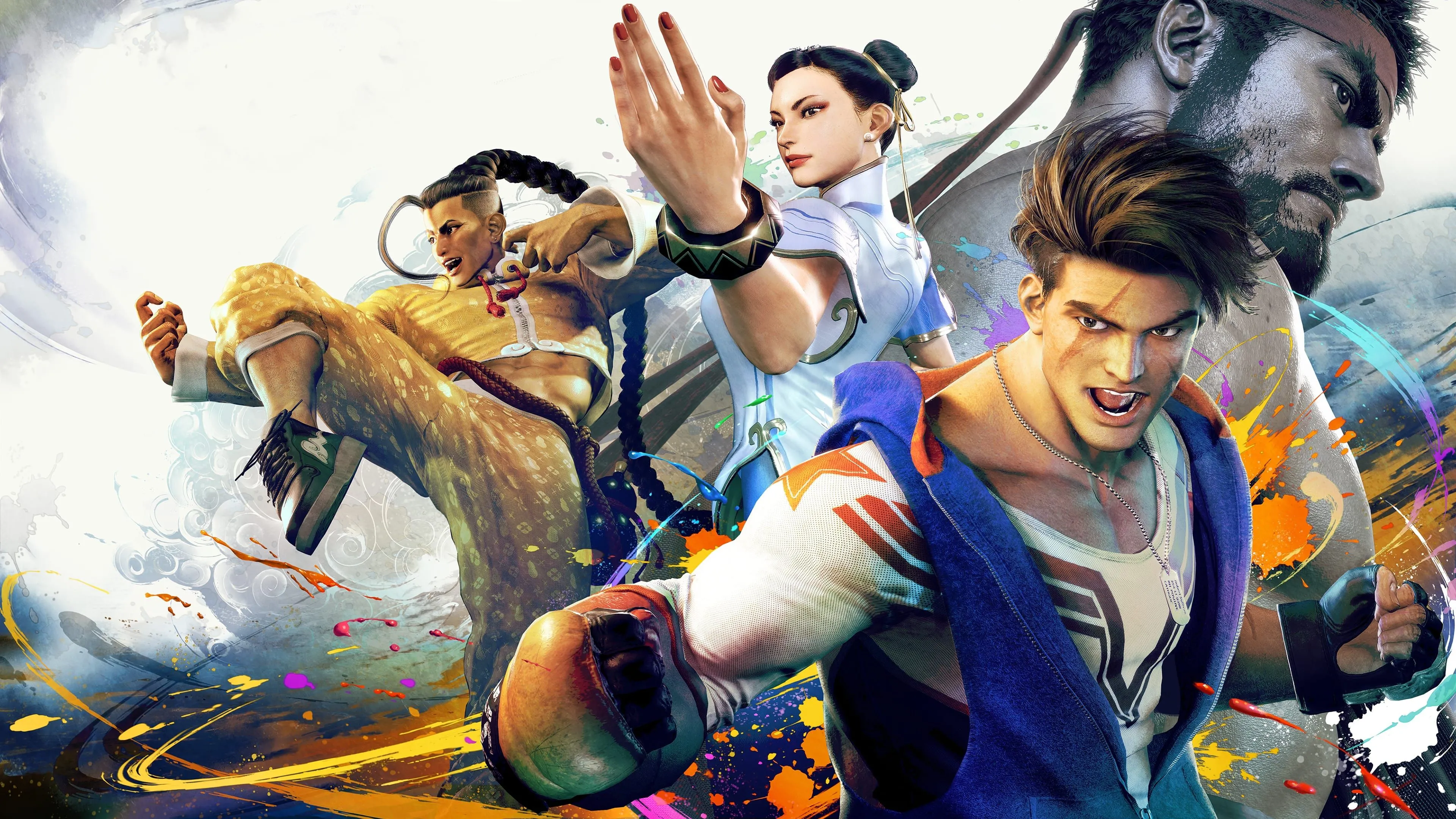 Các nhân vật trong tựa game đối kháng Street Fighter 6, biểu tượng cho thư viện game đa dạng của Nintendo Switch 2.