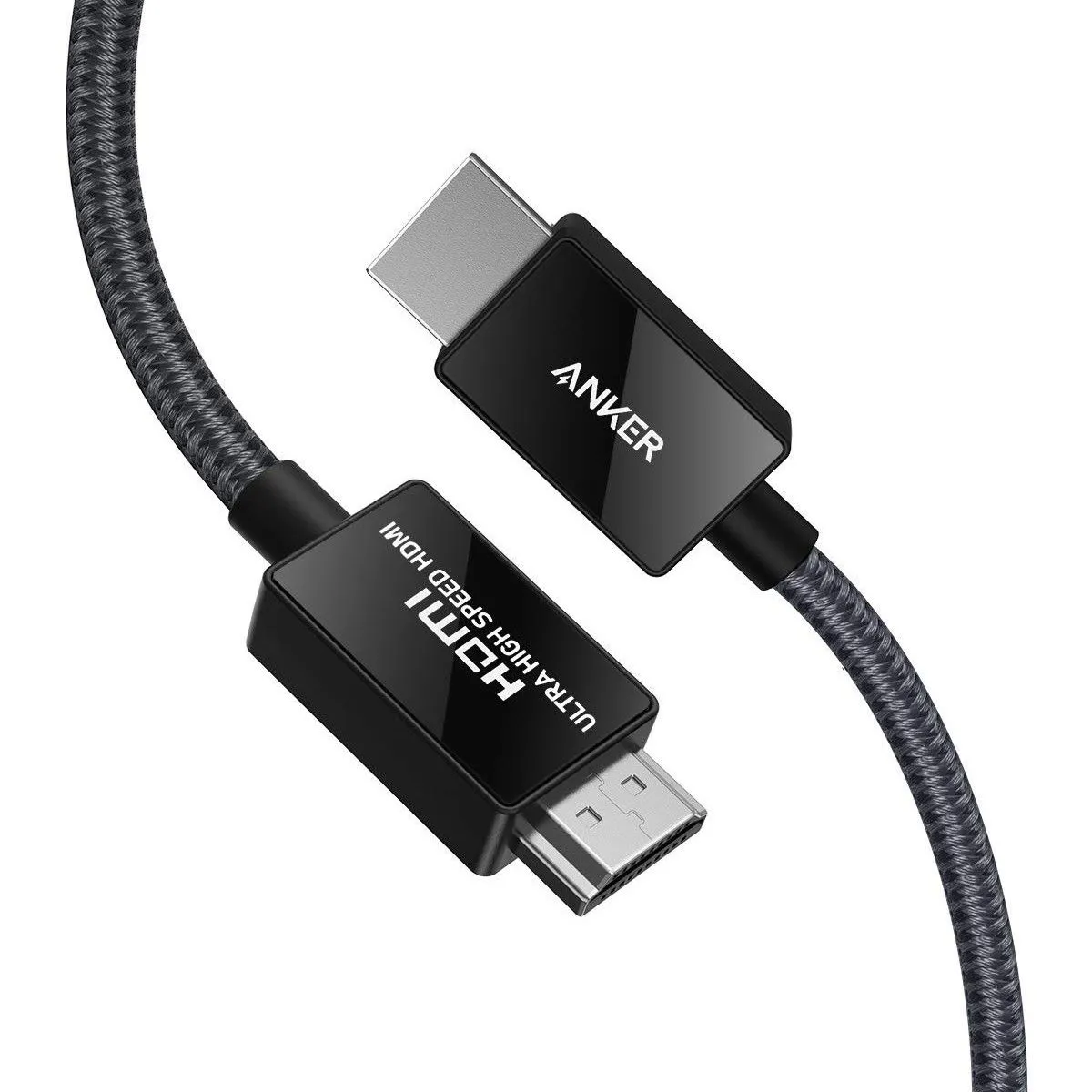 Cáp HDMI Anker Ultra High Speed (A8743) với bện nylon bền bỉ, hỗ trợ truyền tải dữ liệu tốc độ cao.
