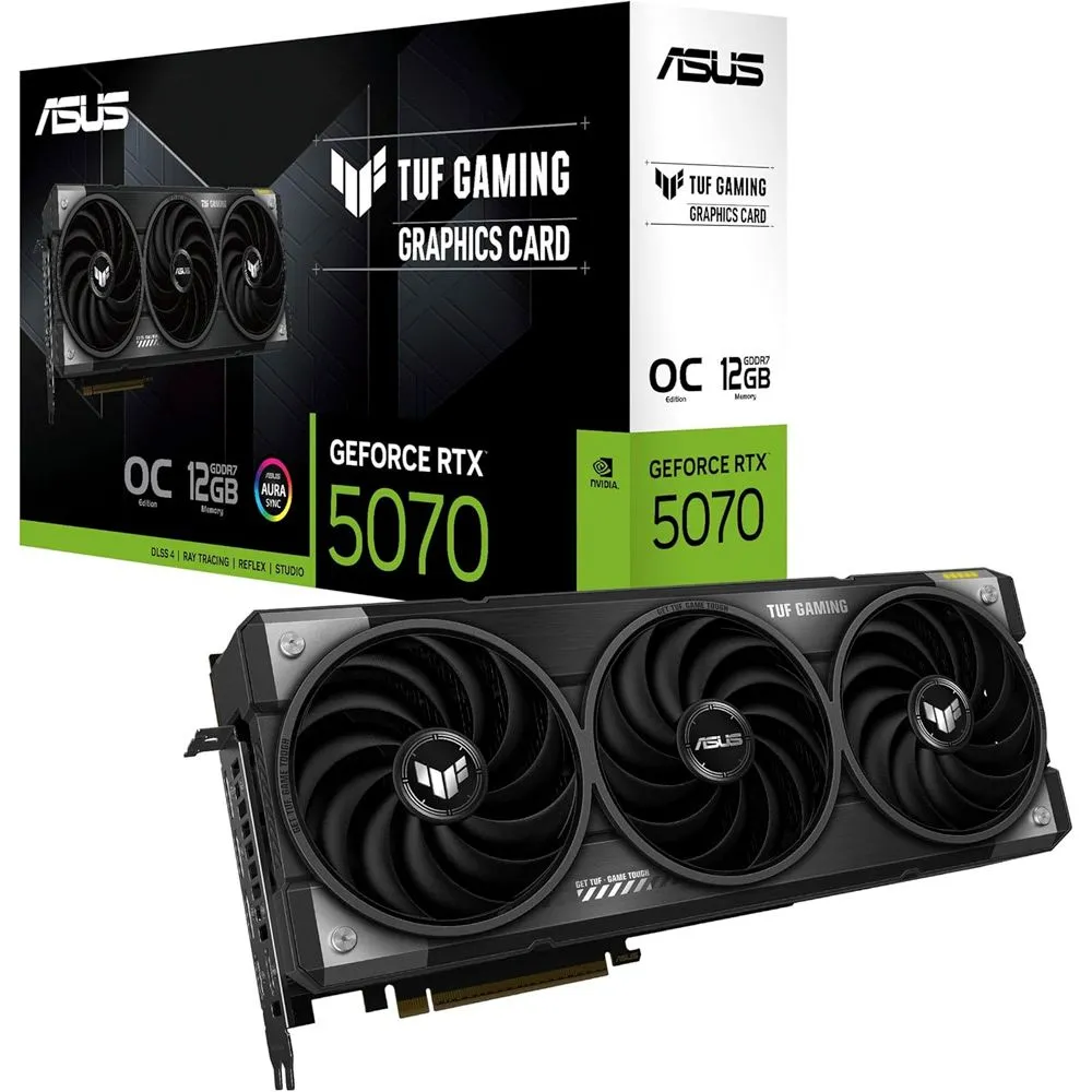 Card đồ họa ASUS TUF RTX 5070 12GB.
