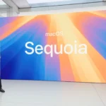 Craig Federighi của Apple tại WWDC 2024 đang trình bày bài diễn thuyết trong không gian ảo.