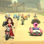 Dàn xe và nhân vật khởi đầu đầy đủ trong Mario Kart World, thể hiện sự đa dạng và giới hạn 24 tay đua mới.