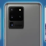 Điện thoại Samsung Galaxy S20 với màn hình đen