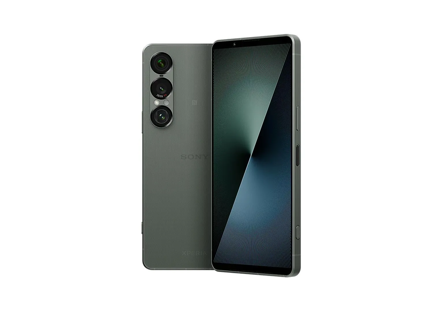 Điện thoại Sony Xperia 1 VII màu đen với thiết kế thanh mảnh, hiển thị rõ cụm camera sau và màn hình dài, nhấn mạnh khả năng quay chụp và giải trí.