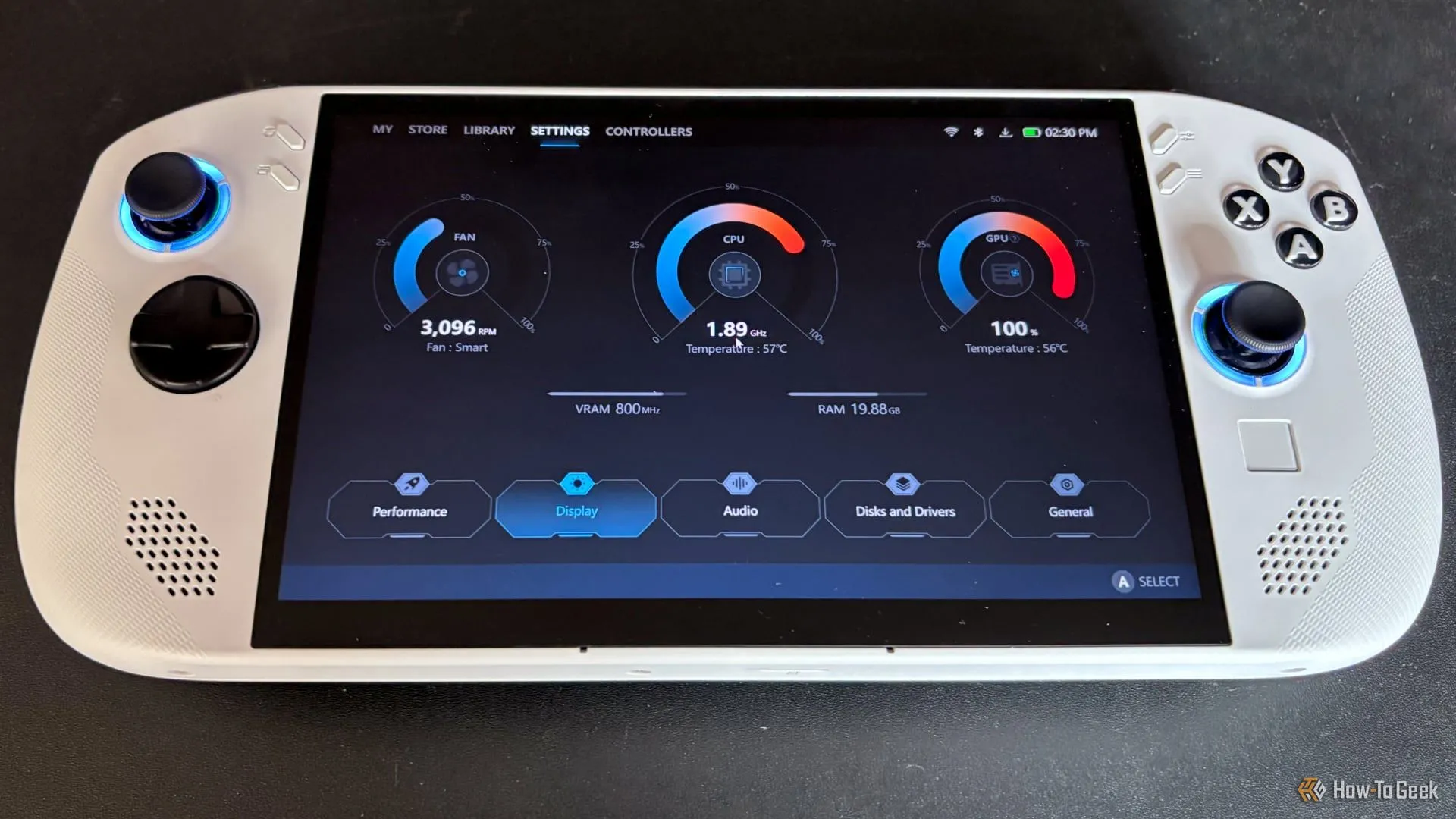 Giao diện cài đặt ứng dụng Legion Space trên Lenovo Legion Go S