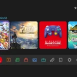 Giao diện chính Nintendo Switch 2 hiển thị biểu tượng cờ lê cho tùy chỉnh ánh xạ nút tay cầm.