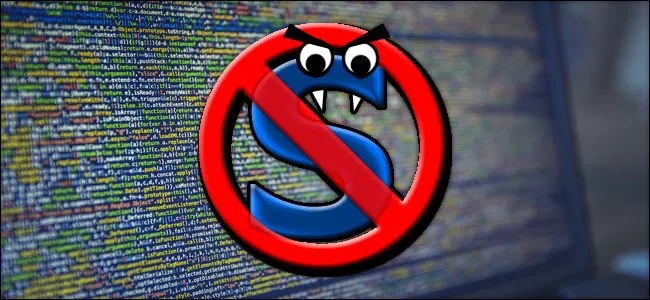 Giao diện tiện ích NoScript đang hoạt động, cho phép kiểm soát JavaScript trên các trang web.