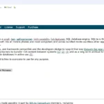 Giao diện website chính thức của SQLite, giới thiệu về hệ quản trị cơ sở dữ liệu nhẹ và không cần máy chủ.