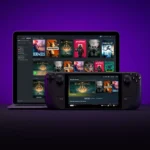 Hệ điều hành SteamOS 3 đang chạy trên thiết bị Steam Deck.
