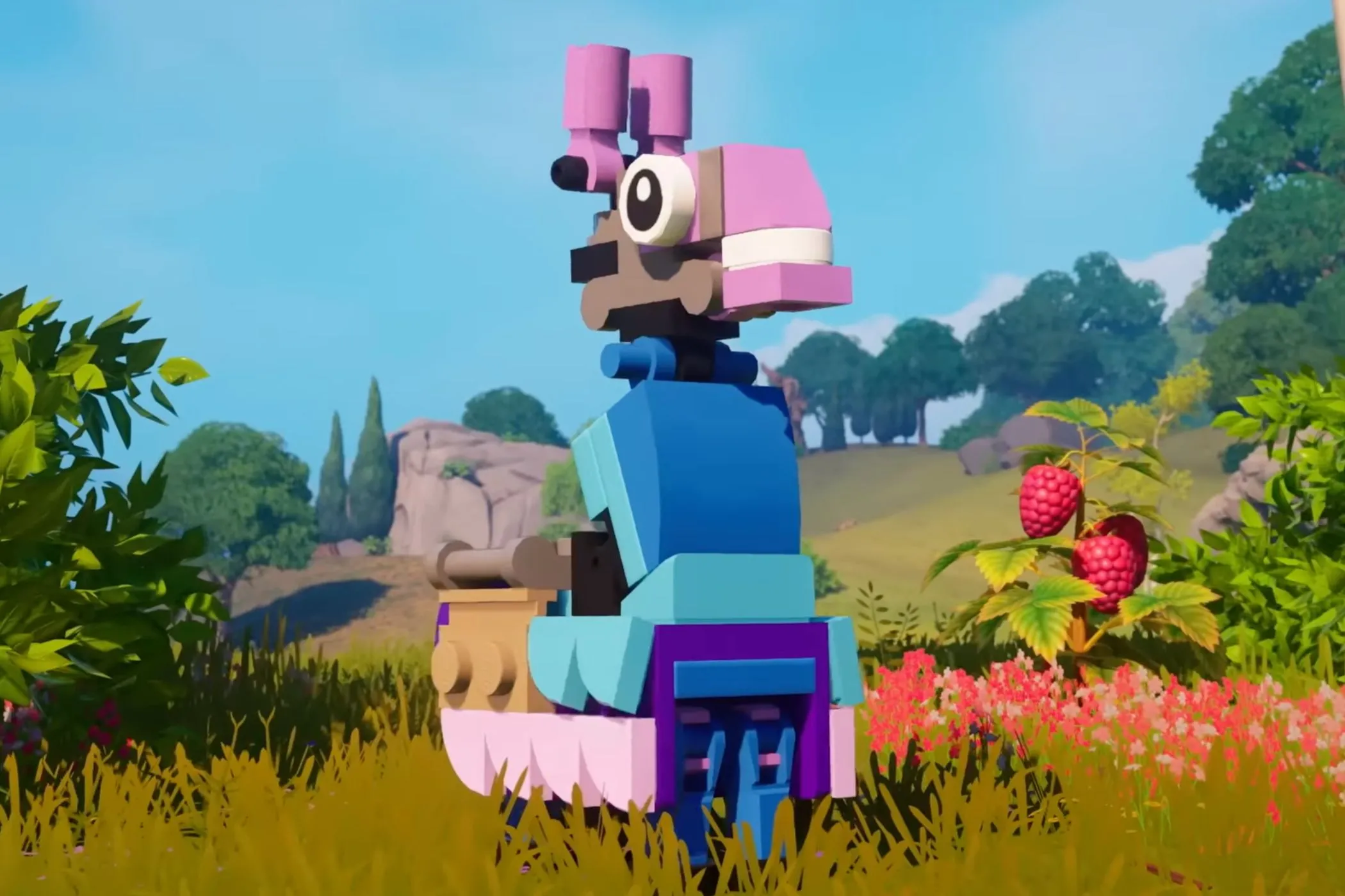 Hình ảnh game Fortnite phiên bản LEGO, một trong những tựa game nổi bật được Epic Games phát triển và phân phối.
