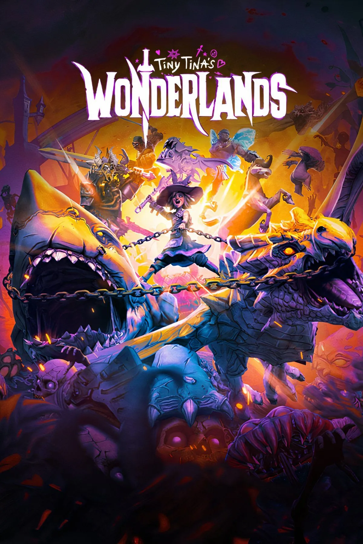 Hình ảnh gameplay từ Tiny Tina's Wonderlands, một trong những tựa game spinoff được đánh giá cao của vũ trụ Borderlands.