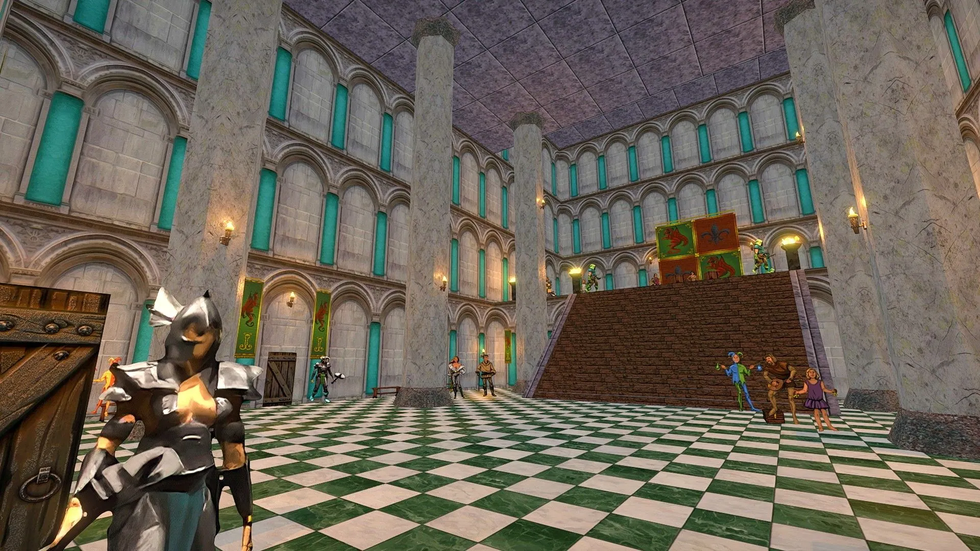 Hình ảnh lâu đài trong game Daggerfall Unity
