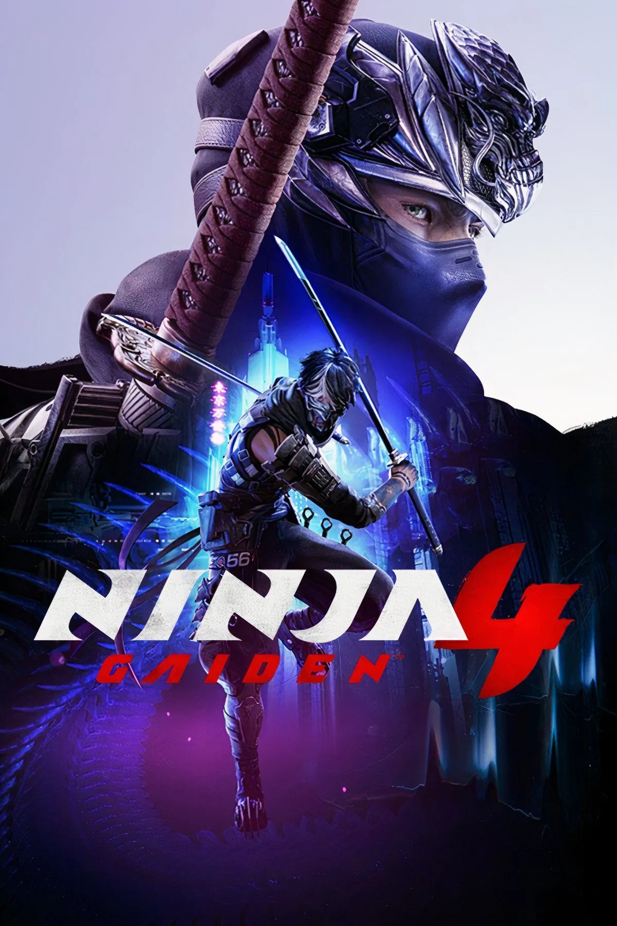 Hình ảnh nhân vật chính Ryu Hayabusa trong Ninja Gaiden 4 đang thực hiện đòn tấn công ấn tượng với thanh kiếm đặc trưng của mình.