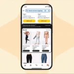 Hoạt ảnh minh họa cách tính năng Amazon Buy for Me sử dụng AI để tự động mua hàng từ website thương hiệu bên ngoài.