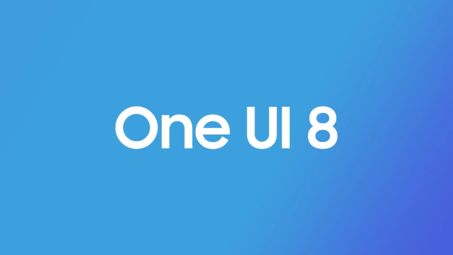 Logo One UI 8 của Samsung, nền tảng phần mềm mới dựa trên Android 16