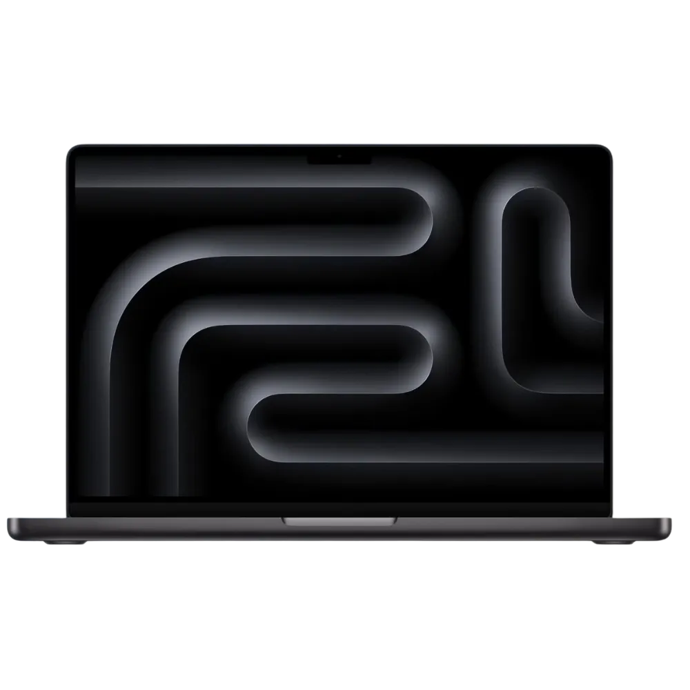 MacBook Pro với chip M4 Pro, biểu tượng cho khả năng xử lý đồ họa mạnh mẽ của Mac, phù hợp để chơi game như Cyberpunk 2077.