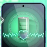 Màn hình điện thoại iPhone hiển thị sức khỏe pin đạt 100% khi mới sử dụng.
