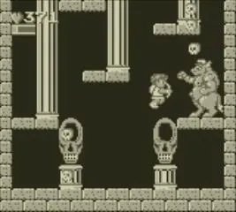 Màn hình gameplay Kid Icarus: Of Myths and Monsters với Pit đang bay