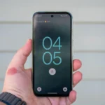 Màn hình khóa điện thoại Google Pixel 8a sau khi tự động khởi động lại, yêu cầu mã PIN để truy cập nhằm tăng cường bảo mật.