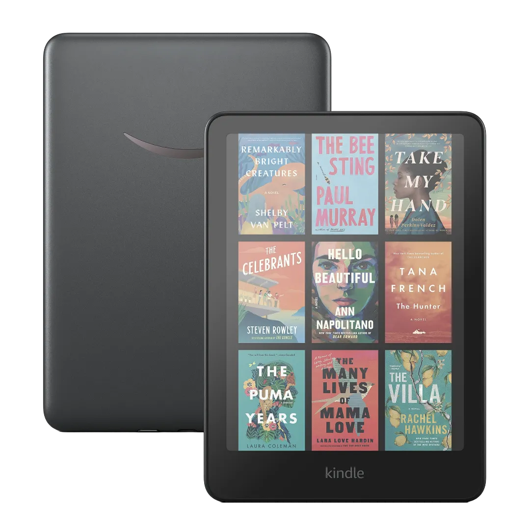 Máy đọc sách Amazon Kindle Colorsoft 2024 với màn hình màu hiển thị sống động