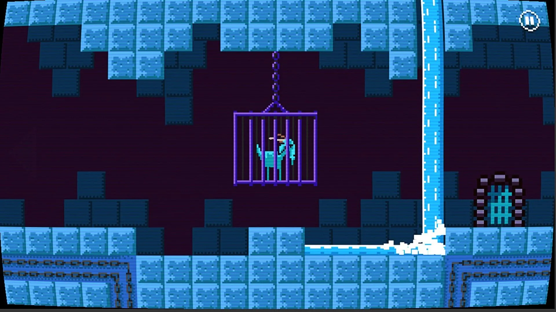 Một con dê trong lồng trong trò chơi There Is No Game Jam Edition 2015