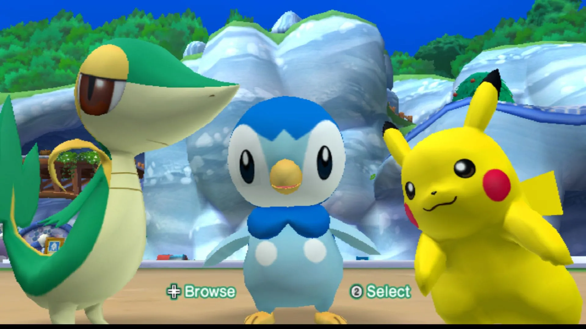 Một số Pokémon có thể điều khiển trong PokéPark 2: Wonders Beyond, khám phá thế giới PokéPark.