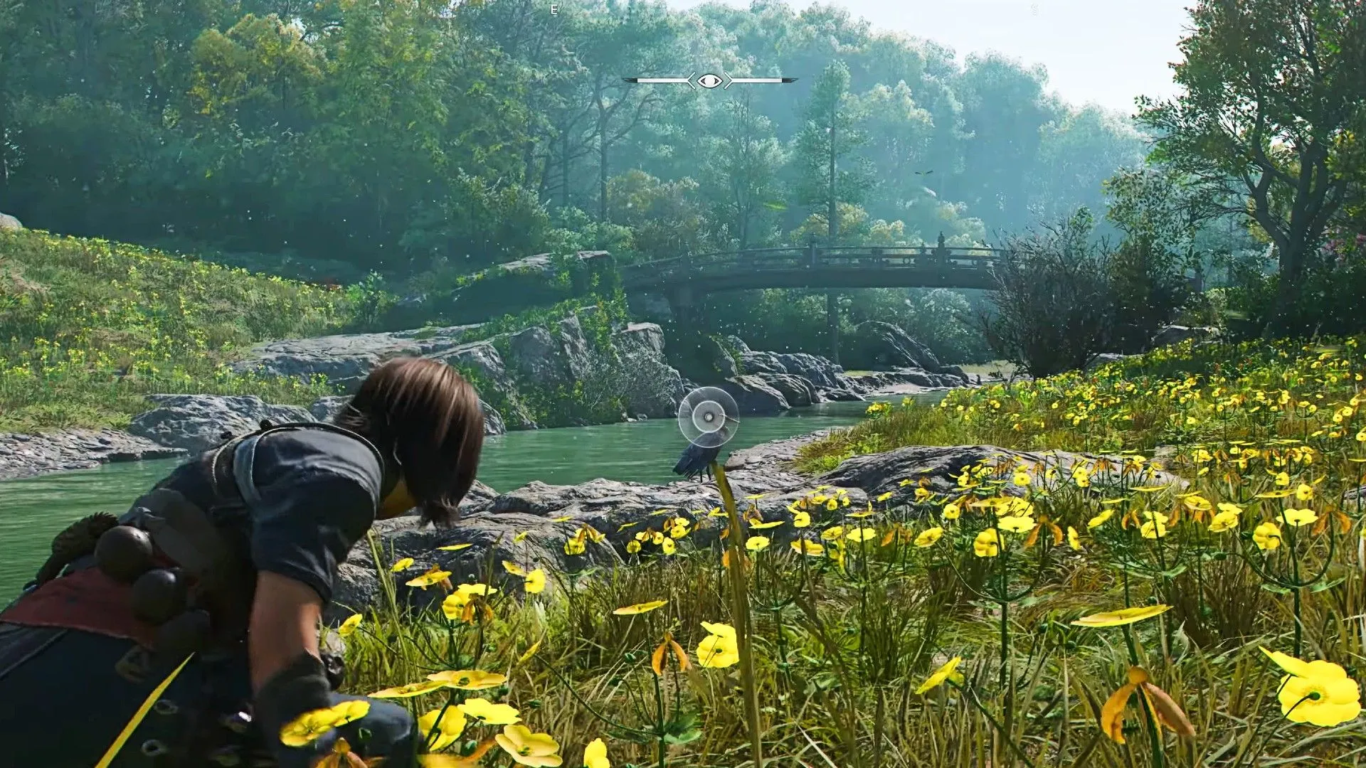 Người chơi nhìn khung cảnh rộng lớn trong Assassin's Creed Shadows, biểu tượng của game thế giới mở dài hơi