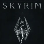Người chơi trong The Elder Scrolls V Skyrim cưỡi ngựa trên phong cảnh tuyết trắng rộng lớn, thể hiện thế giới mở đặc trưng của dòng game RPG