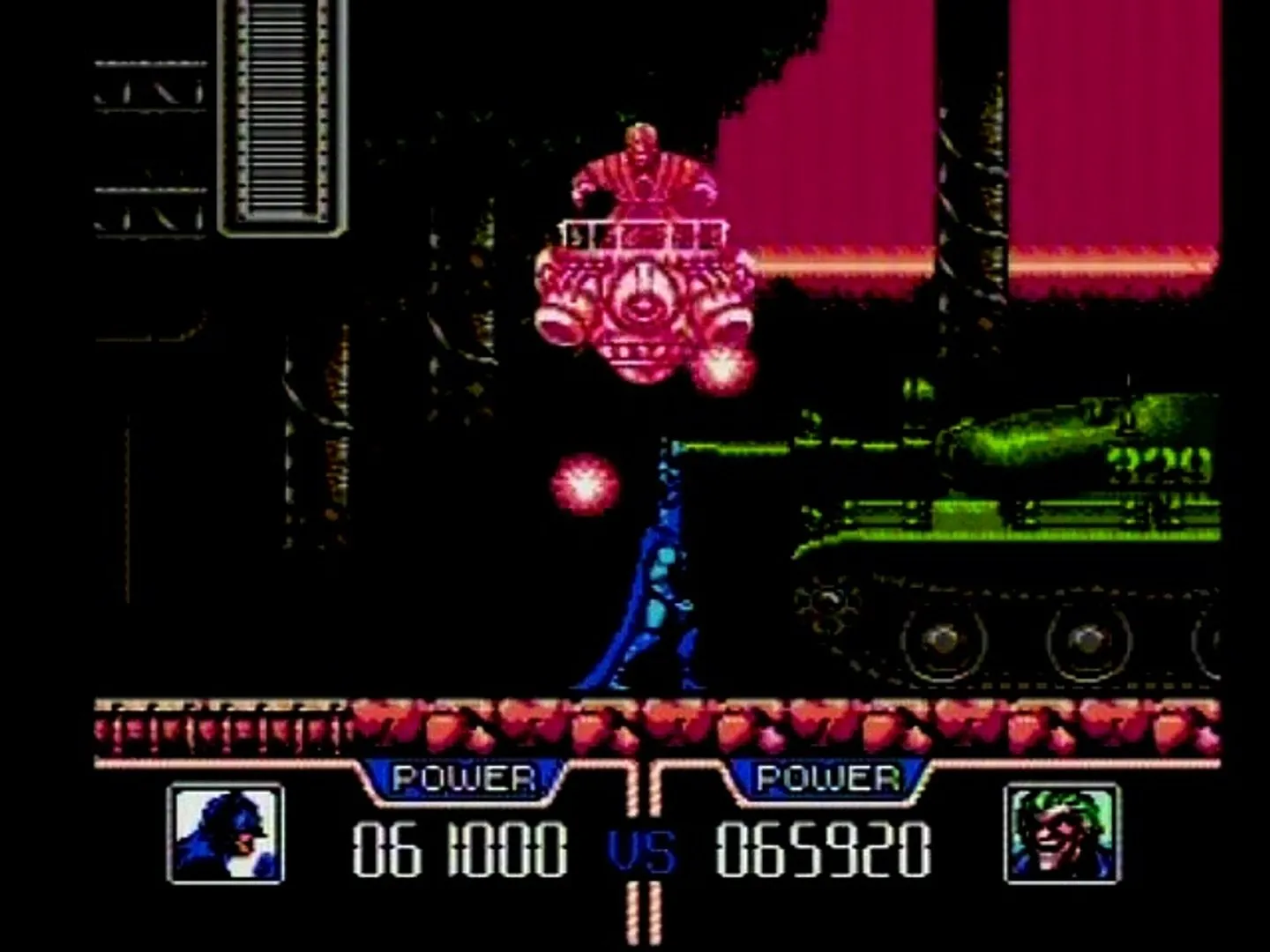 Người Dơi đối đầu với kẻ thù trong Batman: Return of the Joker trên Game Boy