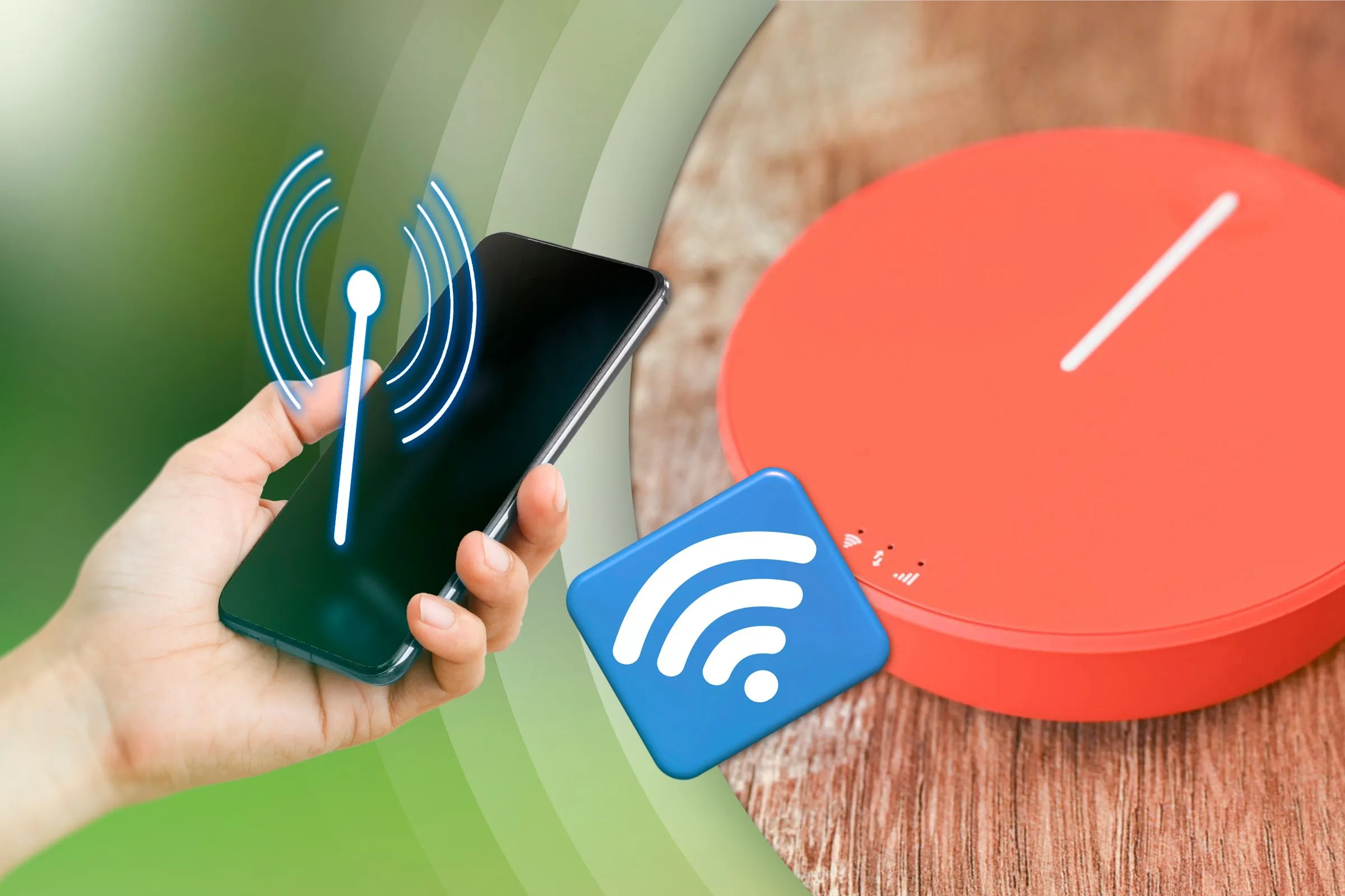 Người dùng đang bật tính năng phát Wi-Fi Hotspot trên điện thoại, chia sẻ kết nối internet di động cho thiết bị khác.