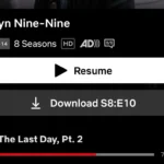 Nút tải xuống nội dung trên ứng dụng Netflix để xem ngoại tuyến