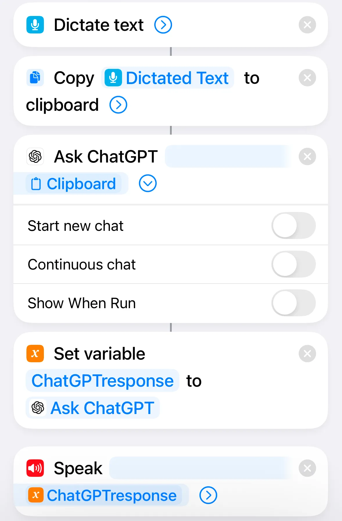 Phím tắt ChatGPT đã hoàn thành.