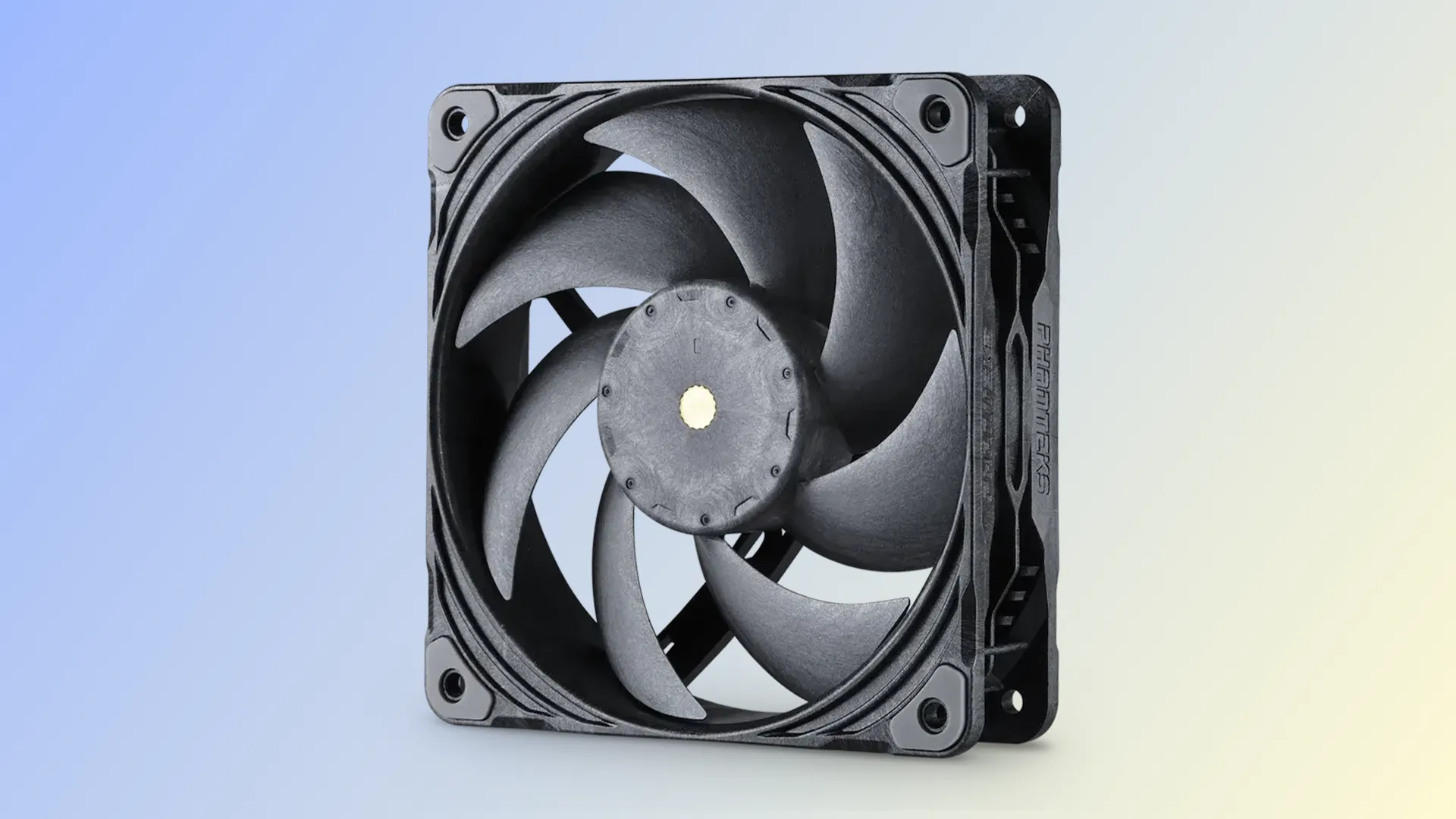 Quạt Phanteks T30 nổi bật trên nền xanh.