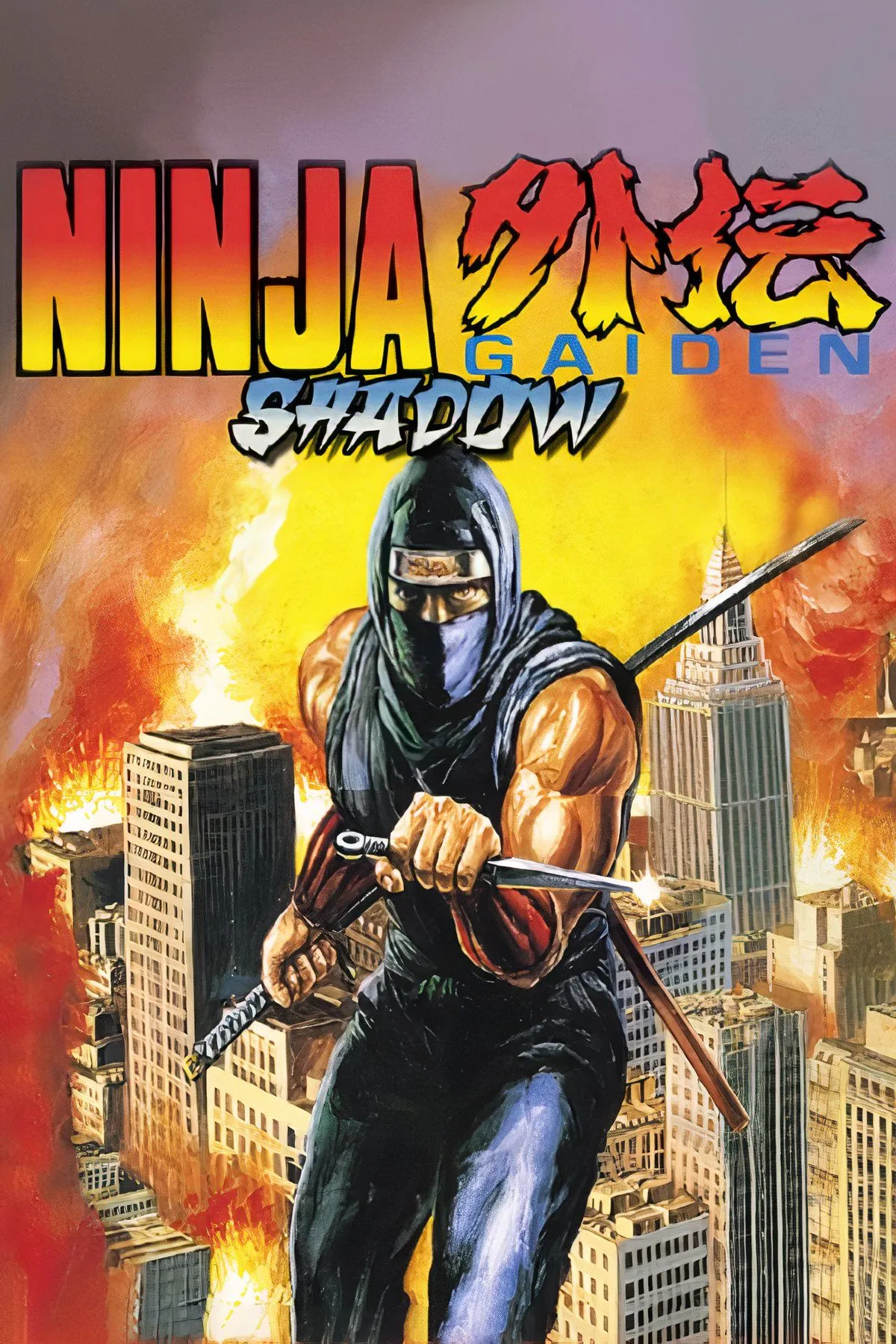 Ryu Hayabusa đối đầu kẻ thù trong Ninja Gaiden Shadow trên Game Boy