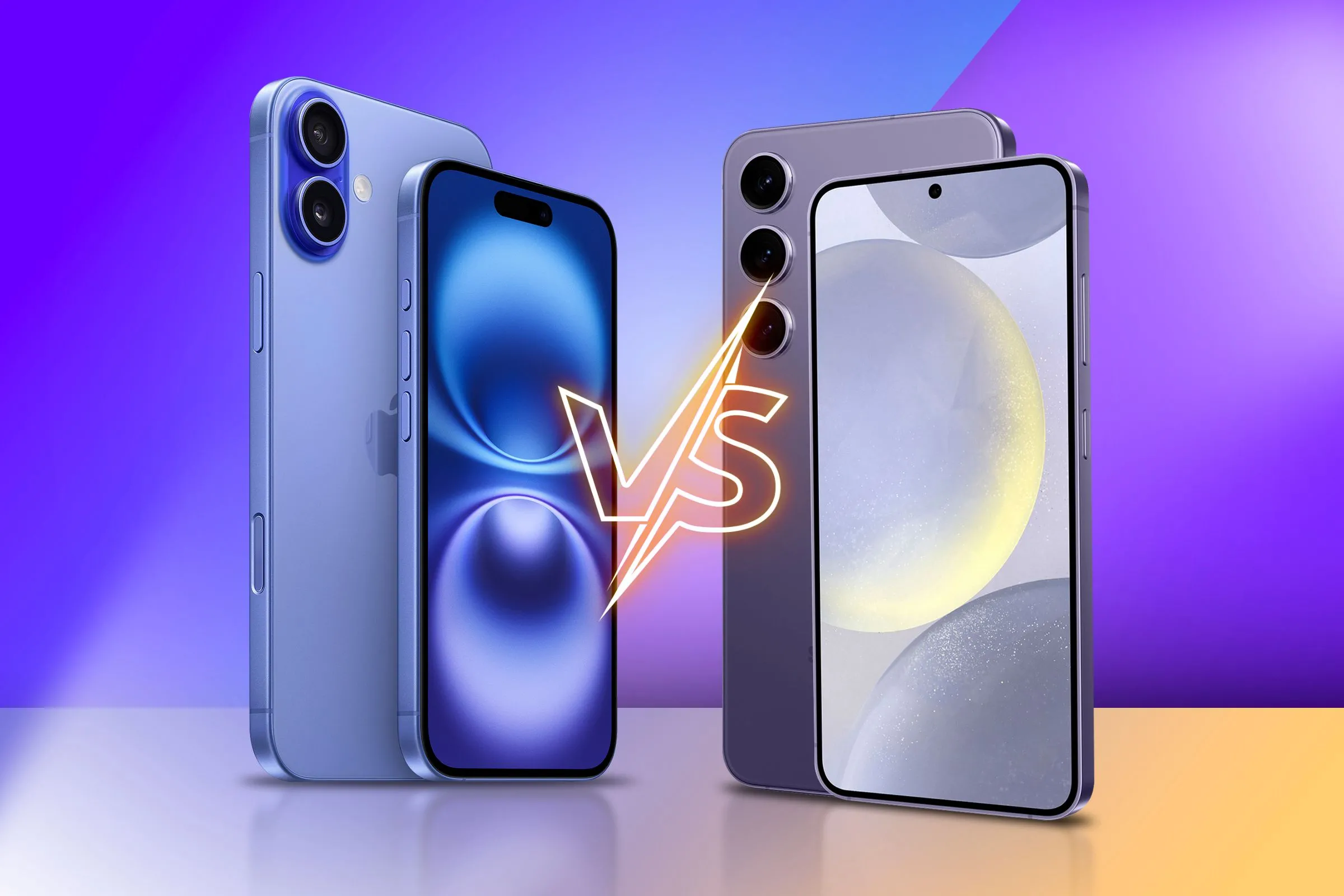 So sánh thiết kế giữa iPhone 16 và Samsung Galaxy S24, biểu tượng cho cuộc đua RAM.