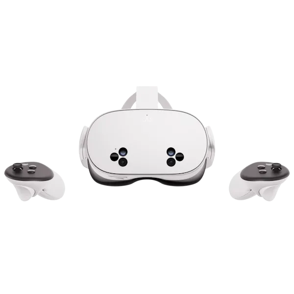 Tai nghe Meta Quest 3S màu trắng với thiết kế nhỏ gọn và hiện đại