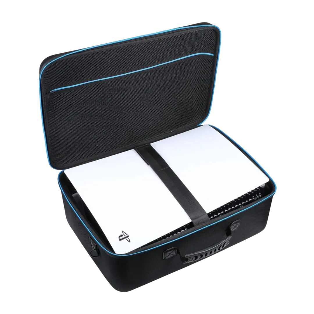 Túi đựng Zadii Hard Shell có ngăn riêng cho PS5 và phụ kiện