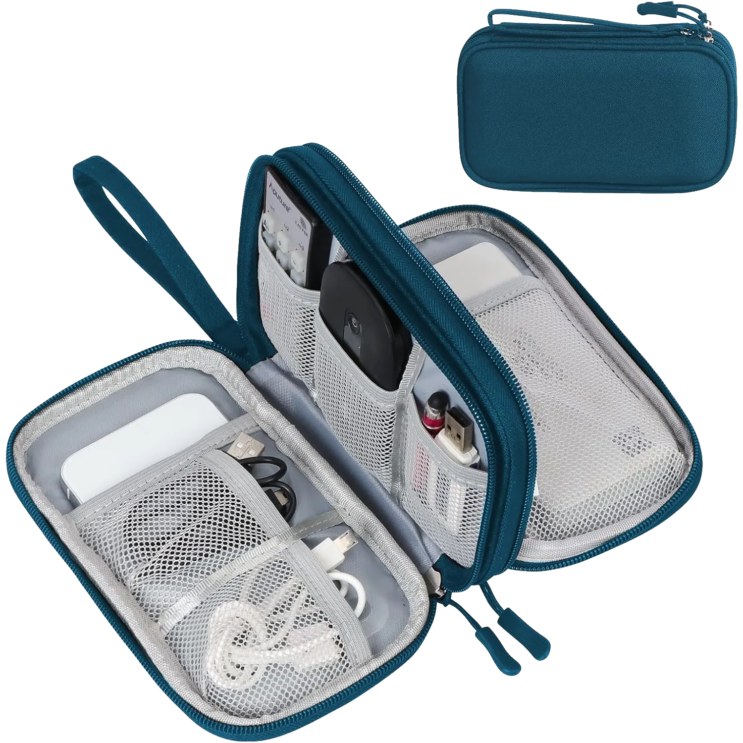 Túi organizer điện tử FYY chuyên dụng để sắp xếp gọn gàng dây cáp và củ sạc.