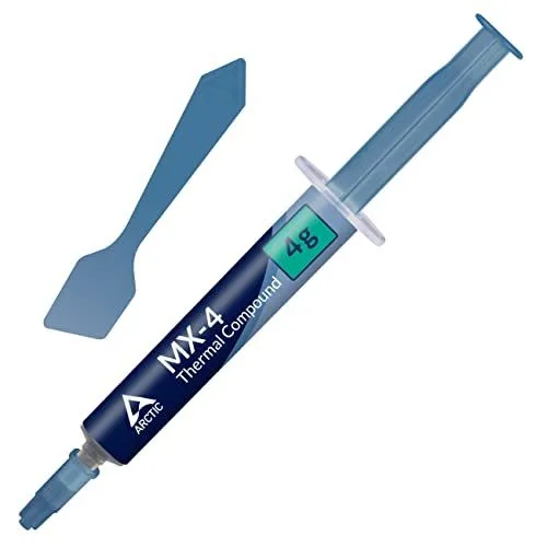 Tuýp keo tản nhiệt Arctic MX-4, một lựa chọn phổ biến và hiệu quả cho GPU và CPU.