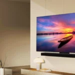 TV OLED 4K hiện đại của LG, nổi bật với thiết kế mỏng và chất lượng hình ảnh vượt trội khi treo tường.