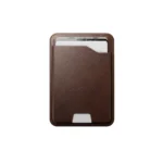 Ví Nomad Leather Mag Wallet màu nâu mộc chụp trên nền trắng, nổi bật thiết kế thanh lịch và chất liệu da Horween.